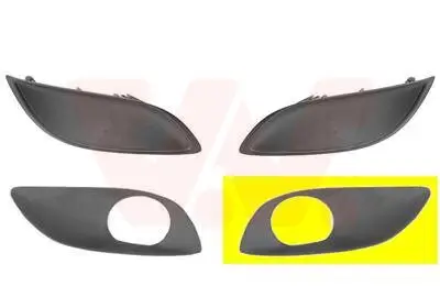 Lüftungsgitter, Stoßfänger vorne links VAN WEZEL 5436593 Bild Lüftungsgitter, Stoßfänger vorne links VAN WEZEL 5436593
