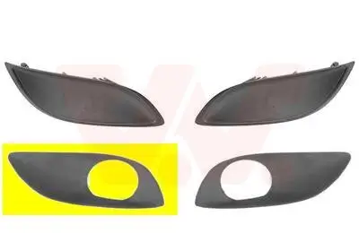 Lüftungsgitter, Stoßfänger vorne rechts VAN WEZEL 5436594 Bild Lüftungsgitter, Stoßfänger vorne rechts VAN WEZEL 5436594