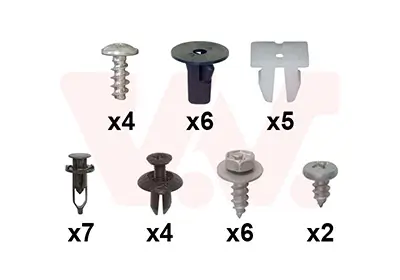 Montagesatz, Stoßfänger vorne VAN WEZEL 5437794