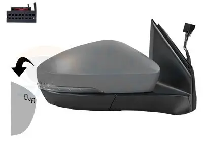 Außenspiegel rechts VAN WEZEL 5706826