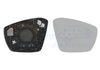 Spiegelglas, Außenspiegel rechts VAN WEZEL 5706838