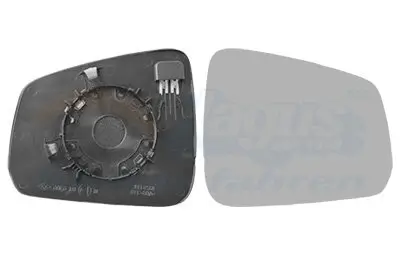 Spiegelglas, Außenspiegel rechts VAN WEZEL 5707838