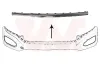 Zier-/Schutzleiste, Stoßfänger oben vorne VAN WEZEL 5710580