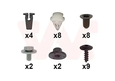 Montagesatz, Kotflügel vorne links vorne rechts VAN WEZEL 5710796 Bild Montagesatz, Kotflügel vorne links vorne rechts VAN WEZEL 5710796
