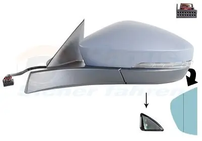 Außenspiegel links VAN WEZEL 5710817