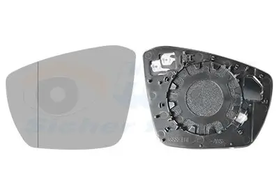 Spiegelglas, Außenspiegel links VAN WEZEL 5710837