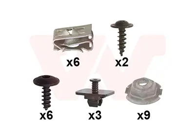 Montagesatz, Stoßfänger hinten VAN WEZEL 5711793