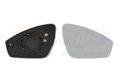 Spiegelglas, Außenspiegel rechts VAN WEZEL 5712838