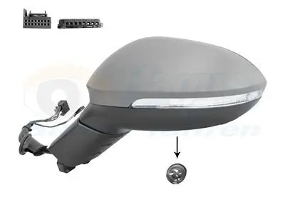 Außenspiegel links VAN WEZEL 5713817