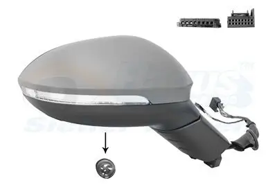 Außenspiegel rechts VAN WEZEL 5713818