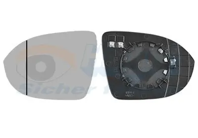 Spiegelglas, Außenspiegel links VAN WEZEL 5715837 Bild Spiegelglas, Außenspiegel links VAN WEZEL 5715837