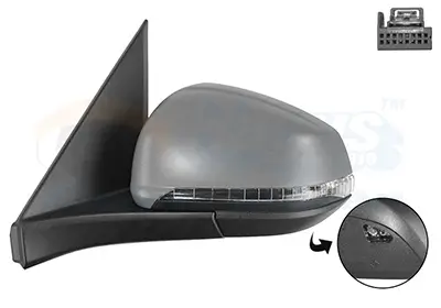 Außenspiegel links VAN WEZEL 5717817