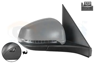 Außenspiegel rechts VAN WEZEL 5717818