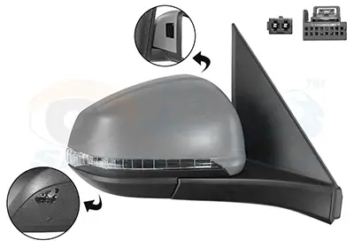 Außenspiegel rechts VAN WEZEL 5717828 Bild Außenspiegel rechts VAN WEZEL 5717828