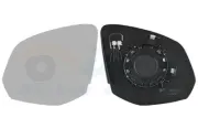Spiegelglas, Außenspiegel links VAN WEZEL 5717837