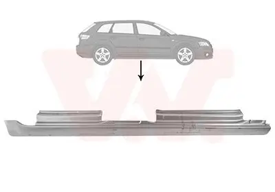 Einstiegsblech VAN WEZEL 5735104 Bild Einstiegsblech VAN WEZEL 5735104