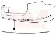 Zier-/Schutzleiste, Stoßfänger VAN WEZEL 5740551