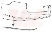 Zier-/Schutzleiste, Stoßfänger hinten links VAN WEZEL 5740553