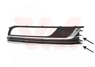 Lüftungsgitter, Stoßfänger vorne rechts VAN WEZEL 5740596