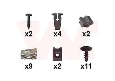 Montagesatz, Stoßfänger vorne VAN WEZEL 5740794