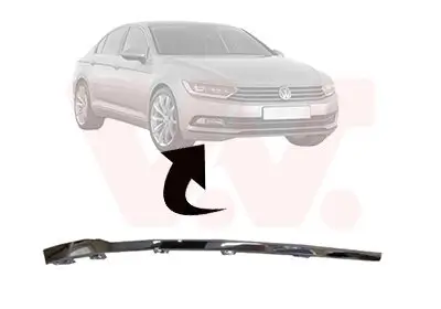 Zier-/Schutzleiste, Stoßfänger vorne rechts VAN WEZEL 5742584 Bild Zier-/Schutzleiste, Stoßfänger vorne rechts VAN WEZEL 5742584