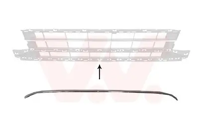 Zier-/Schutzleiste, Kühlergitter VAN WEZEL 5742585 Bild Zier-/Schutzleiste, Kühlergitter VAN WEZEL 5742585