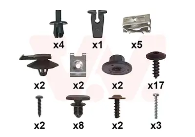 Montagesatz, Stoßfänger vorne VAN WEZEL 5742794
