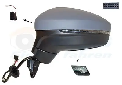 Außenspiegel links VAN WEZEL 5747827 Bild Außenspiegel links VAN WEZEL 5747827