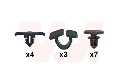 Montagesatz, Motorhaube vorne VAN WEZEL 5751797 Bild Montagesatz, Motorhaube vorne VAN WEZEL 5751797