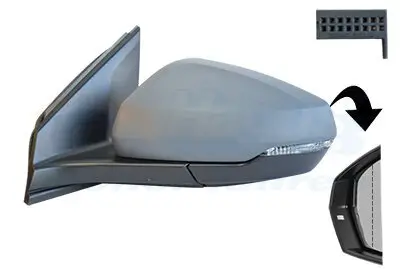 Außenspiegel links VAN WEZEL 5751807