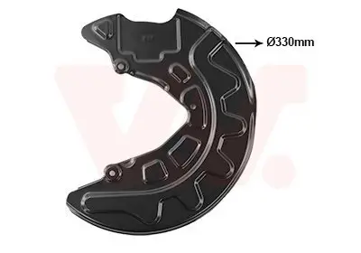 Spritzblech, Bremsscheibe Vorderachse links VAN WEZEL 5766371 Bild Spritzblech, Bremsscheibe Vorderachse links VAN WEZEL 5766371