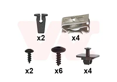Montagesatz, Stoßfänger hinten VAN WEZEL 5766793