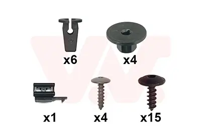 Montagesatz, Stoßfänger vorne VAN WEZEL 5766794 Bild Montagesatz, Stoßfänger vorne VAN WEZEL 5766794