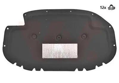 Motorraumdämmung Motorhaube VAN WEZEL 5775460