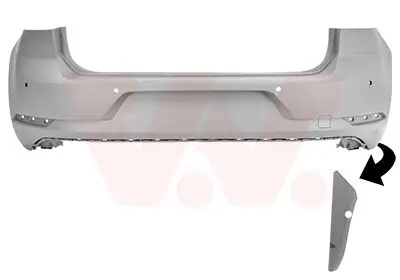 Stoßfänger hinten VAN WEZEL 5775546