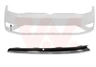 Zier-/Schutzleiste, Stoßfänger vorne rechts VAN WEZEL 5775586 Bild Zier-/Schutzleiste, Stoßfänger vorne rechts VAN WEZEL 5775586