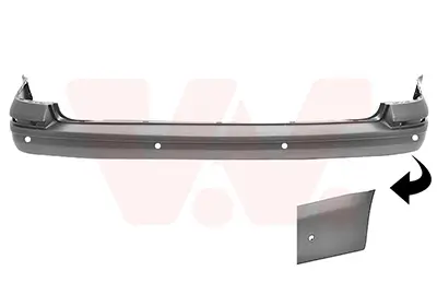 Stoßfänger hinten VAN WEZEL 5791545