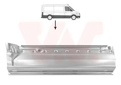 Seitenwand hinten rechts vor der Achse VAN WEZEL 5792142