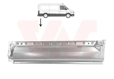 Seitenwand hinten rechts hinter der Achse VAN WEZEL 5792144 Bild Seitenwand hinten rechts hinter der Achse VAN WEZEL 5792144