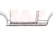 Einstiegsblech rechts außen VAN WEZEL 5810.02