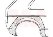 Seitenwand hinten rechts VAN WEZEL 5810148