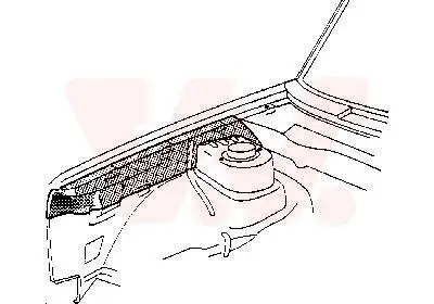 Innenkotflügel vorne rechts VAN WEZEL 5810220