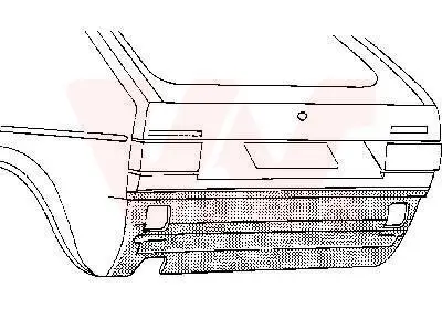 Heckwand VAN WEZEL 5810.35