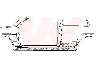 Einstiegsblech VAN WEZEL 5812104