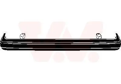 Stoßfänger hinten VAN WEZEL 5812546 Bild Stoßfänger hinten VAN WEZEL 5812546