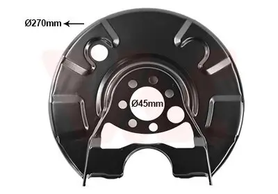 Spritzblech, Bremsscheibe Hinterachse rechts VAN WEZEL 5813374