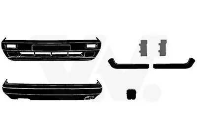 Umrüstsatz, Stoßfänger vorne und hinten VAN WEZEL 5813472 Bild Umrüstsatz, Stoßfänger vorne und hinten VAN WEZEL 5813472