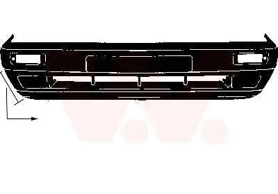Stoßfänger vorne VAN WEZEL 5813572 Bild Stoßfänger vorne VAN WEZEL 5813572