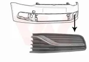 Lüftungsgitter, Stoßfänger vorne links VAN WEZEL 5814591