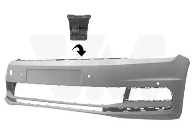 Stoßfänger vorne VAN WEZEL 5819571